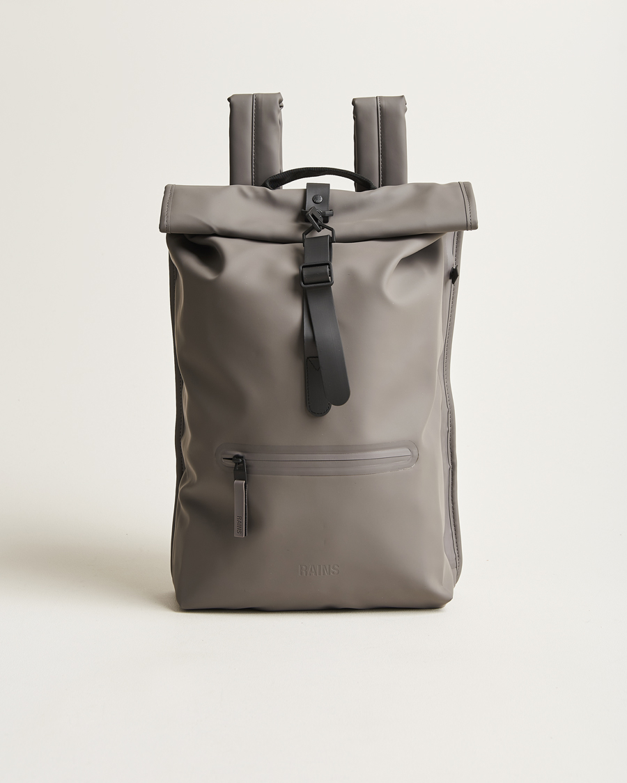 Hombres | RAINS Rolltop Rucksack Grey | RAINS | Rolltop Rucksack Grey