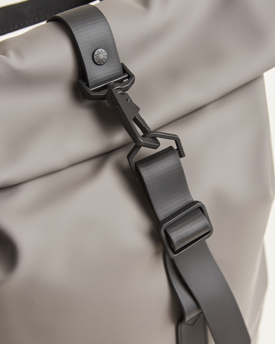 Hombres | RAINS Rolltop Rucksack Grey | RAINS | Rolltop Rucksack Grey