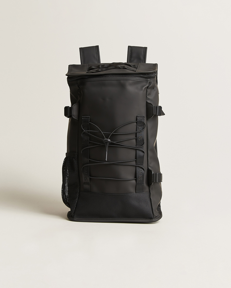 Hombres | RAINS Trail Mountaineer Backpack Black | RAINS | Trail Mountaineer Backpack Black