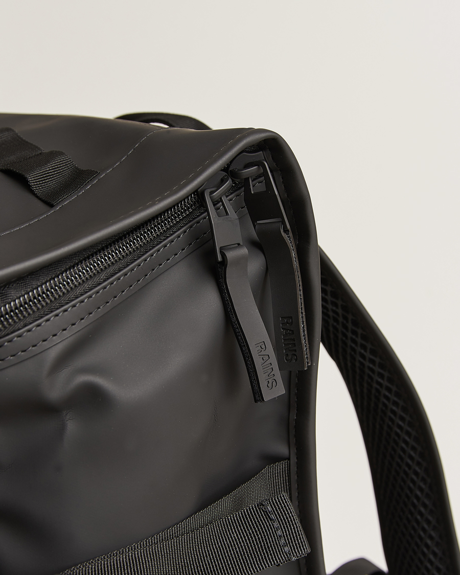 Hombres | RAINS Trail Mountaineer Backpack Black | RAINS | Trail Mountaineer Backpack Black