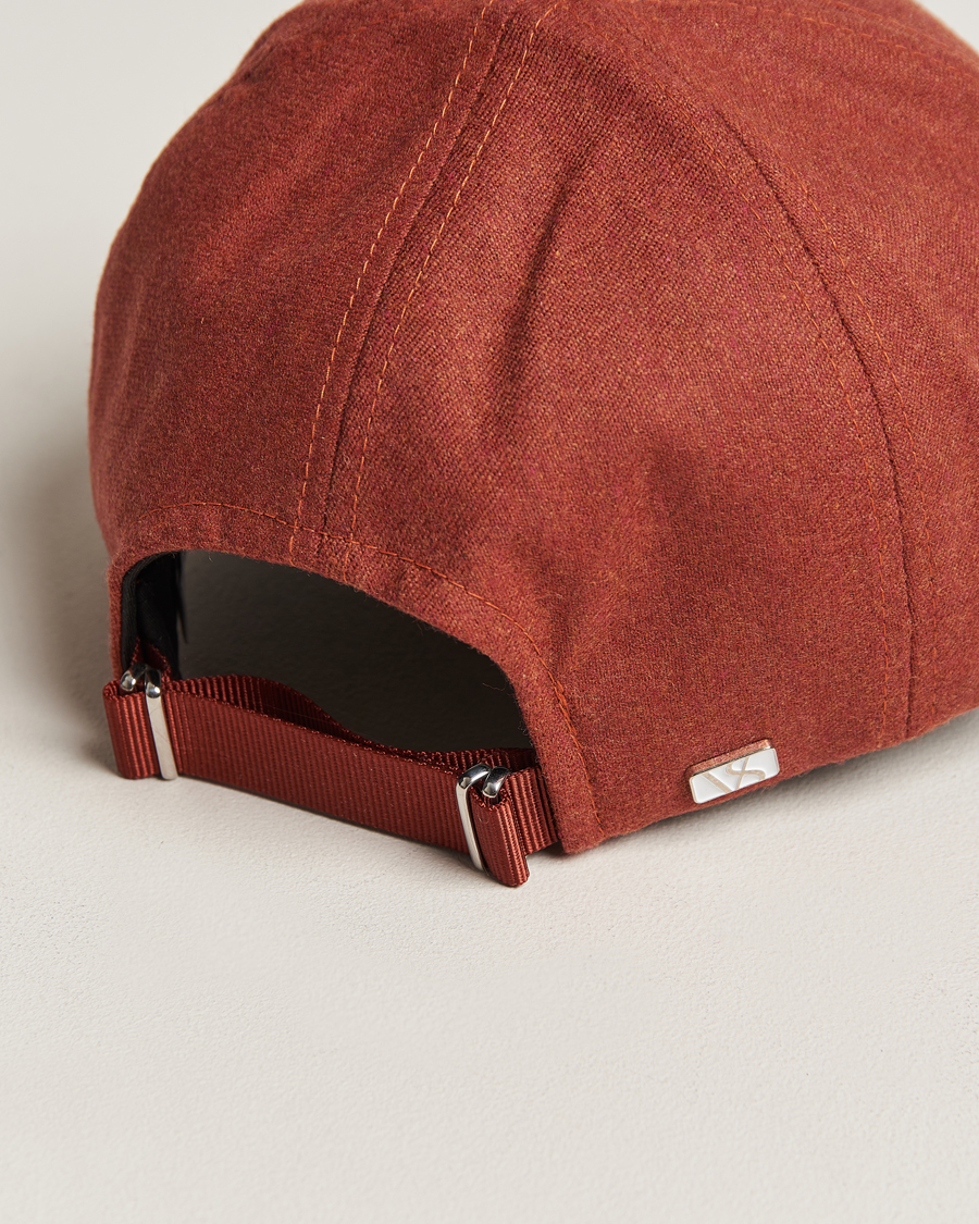 Hombres | Varsity Headwear Flannel Baseball Cap Coppo Orange | Varsity Headwear | Flannel Baseball Cap Coppo Orange