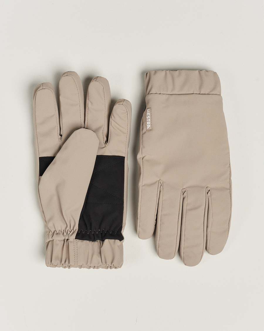 Hombres | Hestra Axis Primaloft Waterproof Glove Beige | Hestra | Axis Primaloft Waterproof Glove Beige