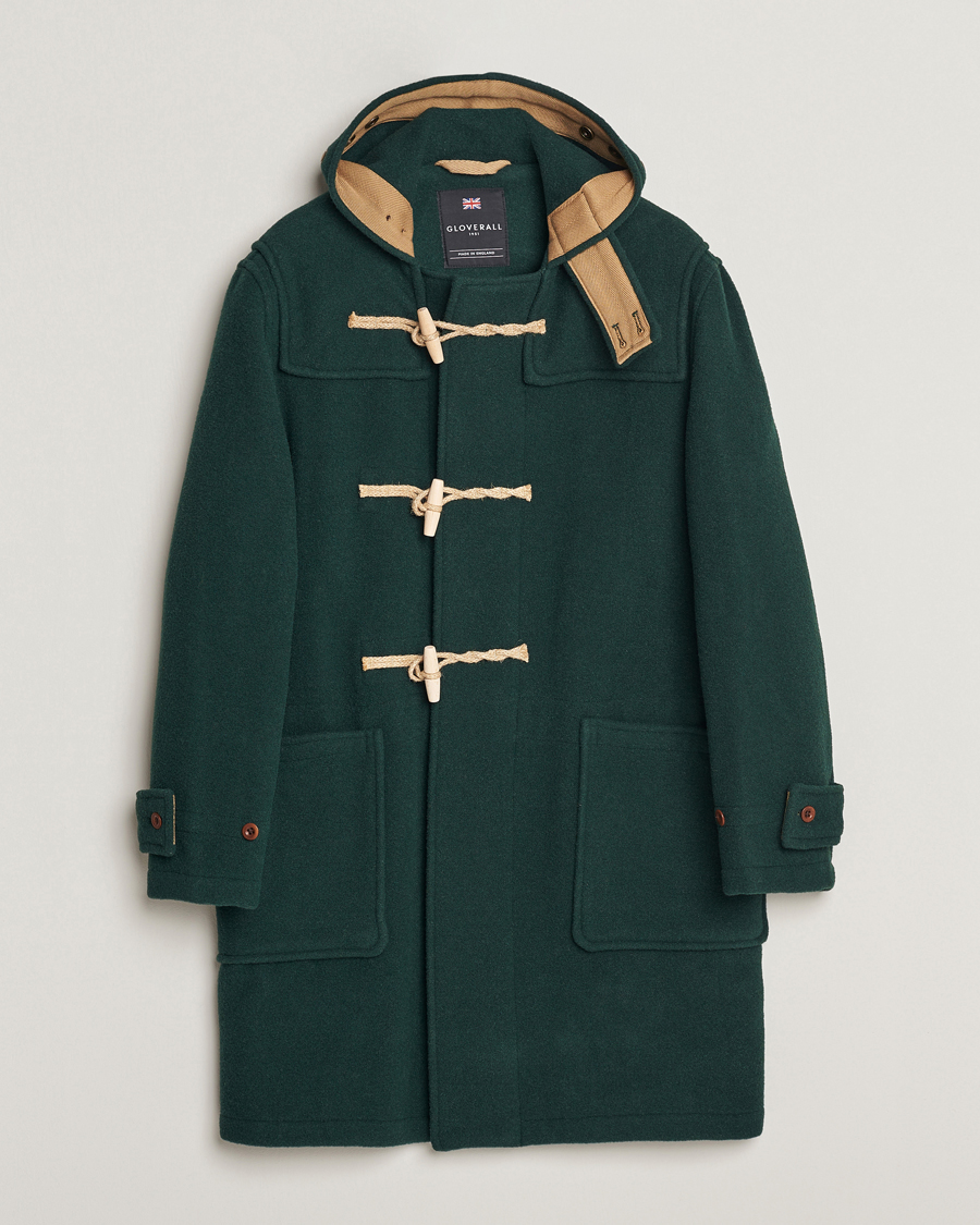 Hombres | Abrigos y chaquetas | Gloverall | 575 Monty Original Duffle Coat Pine Green