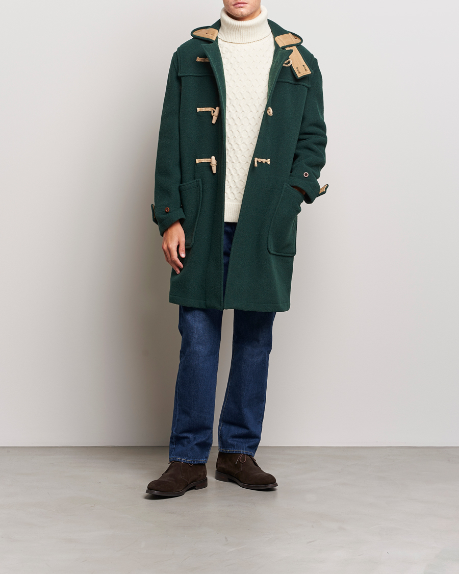 Hombres | Abrigos y chaquetas | Gloverall | 575 Monty Original Duffle Coat Pine Green