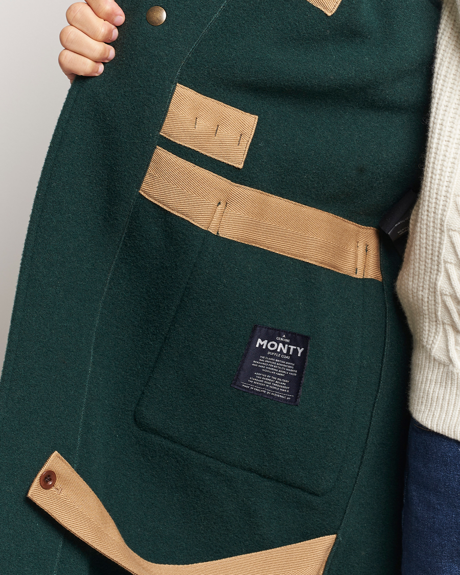 Hombres | Abrigos y chaquetas | Gloverall | 575 Monty Original Duffle Coat Pine Green