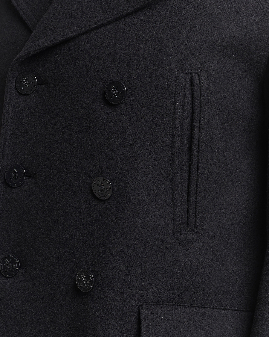 Hombres | Abrigos y chaquetas | Gloverall | Churchill Reefer Peacoat Black