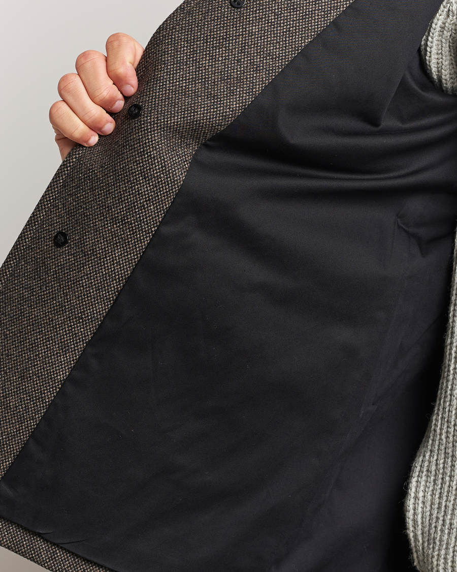 Hombres | Abrigos y chaquetas | Gloverall | Wool Worker Shirt Jacket Black/White