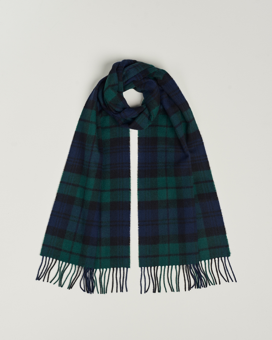 Hombres | Gloverall Lambswool Scarf Blackwatch | Gloverall | Lambswool Scarf Blackwatch