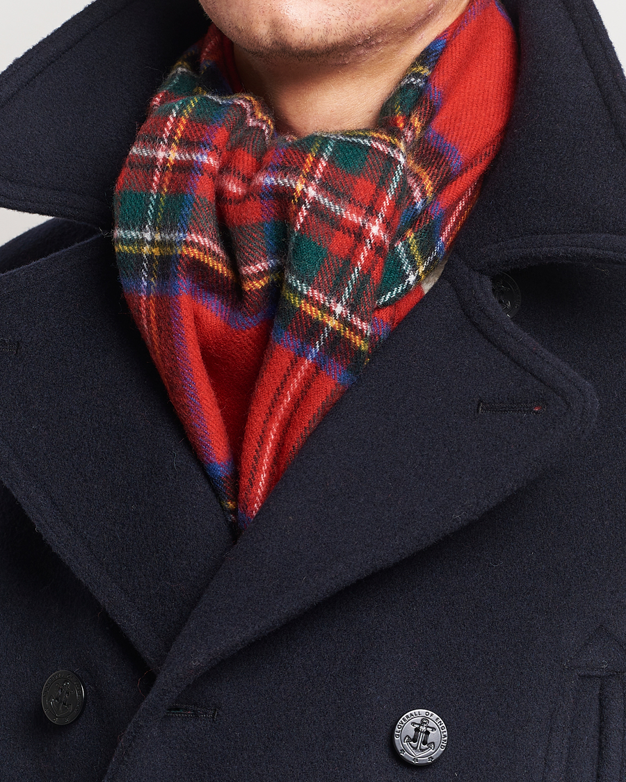 Hombres |  | Gloverall | Lambswool Scarf Royal Stewart