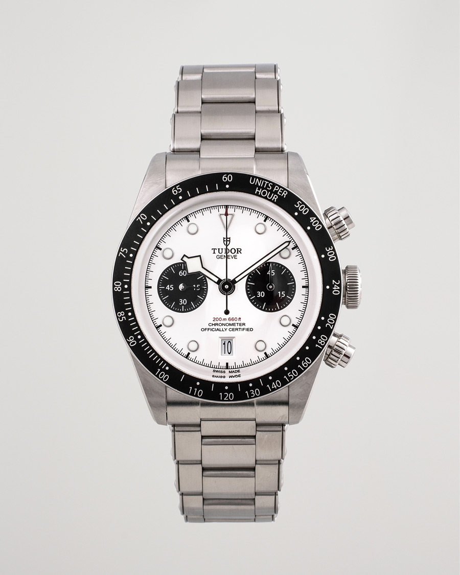 Hombres | Tudor Pre-Owned Black Bay Chrono M79360N-0002 Steel Panda Steel White | Tudor Pre-Owned | Black Bay Chrono M79360N-0002 Steel Panda Steel White
