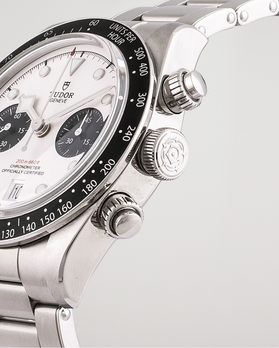 Hombres | Tudor Pre-Owned Black Bay Chrono M79360N-0002 Steel Panda Steel White | Tudor Pre-Owned | Black Bay Chrono M79360N-0002 Steel Panda Steel White