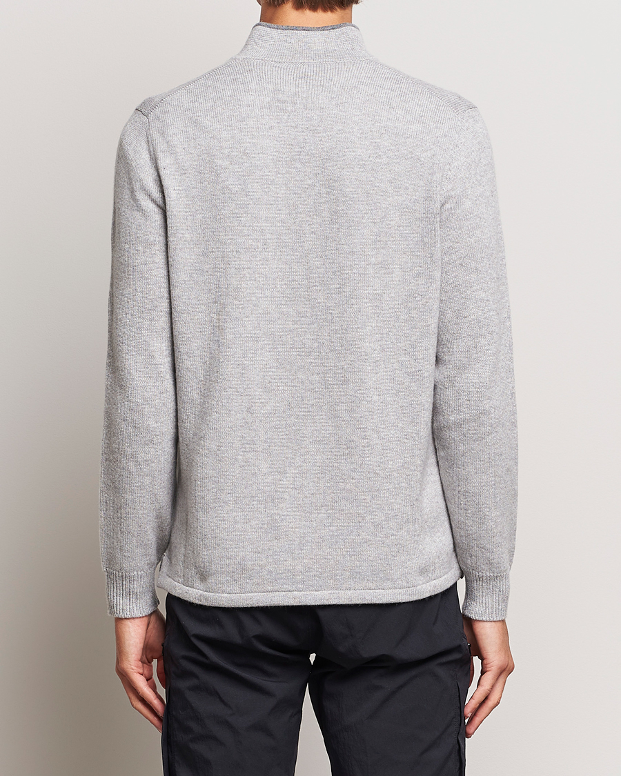 Hombres | Jerséis y prendas de punto | SEASE | Ellen Cashmere Pullover Pearl Grey