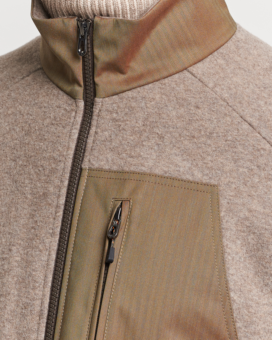 Hombres | Abrigos y chaquetas | SEASE | Explorer Cashmere Fleece Vest Oyster
