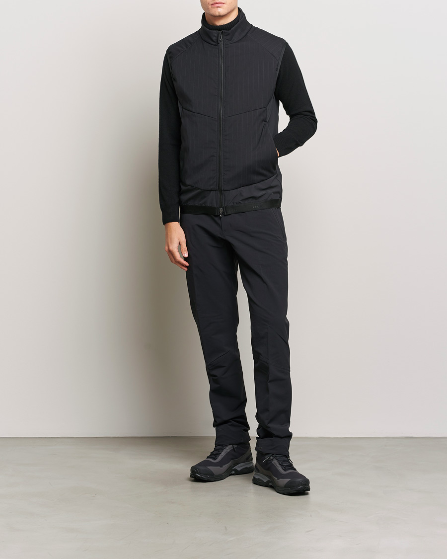 Hombres | Abrigos y chaquetas | SEASE | Predator Wool/Nylon Insulated Vest Black