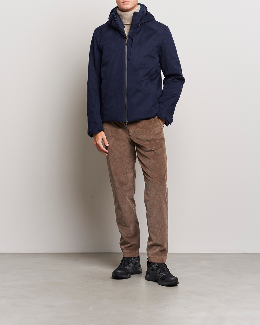Hombres | Abrigos y chaquetas | SEASE | Balma Cashmere Down Jacket Navy