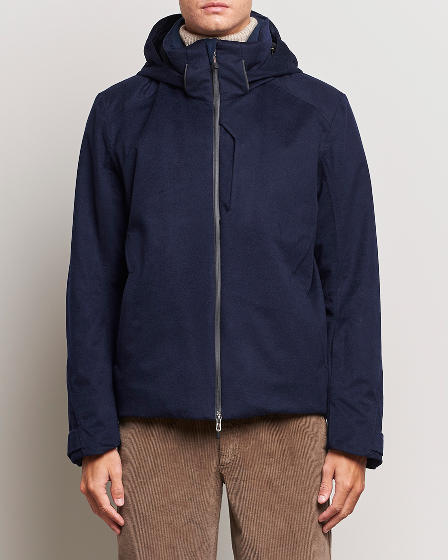 Hombres | Abrigos y chaquetas | SEASE | Balma Cashmere Down Jacket Navy