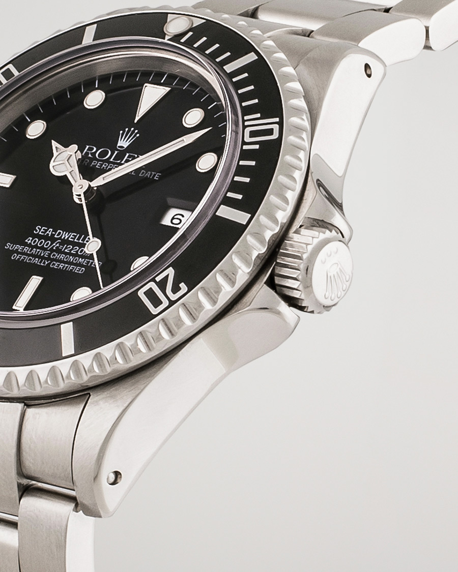 Hombres | Rolex Pre-Owned Sea Dweller 16600 Oyster Perpetual Steel Black Steel Black | Rolex Pre-Owned | Sea Dweller 16600 Oyster Perpetual Steel Black Steel Black