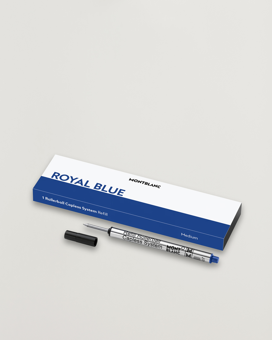 Hombres | Bolígrafos | Montblanc | 1 Rollerball M Capless System Refill Royal Blue