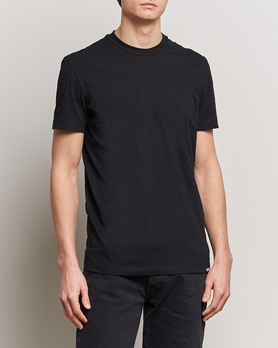 Hombres | Camisetas | Dsquared2 | 3-Pack Cotton Crew Neck T-Shirt White/Grey/Black