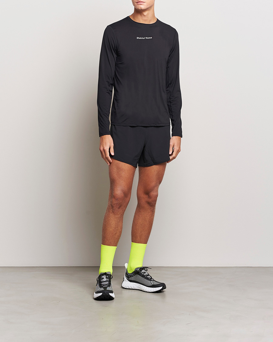 Hombres | Camisetas | District Vision | Ultralight Aloe Long Sleeve Black