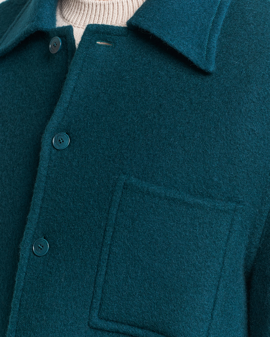 Hombres | Camisas | Lanvin | Wool/Mohair Overshirt Dragon