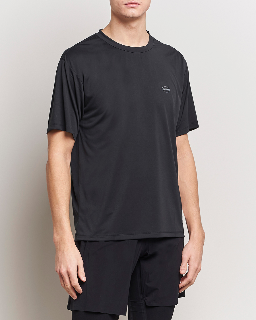 Hombres | Camisetas | Satisfy | AuraLite T-Shirt Black