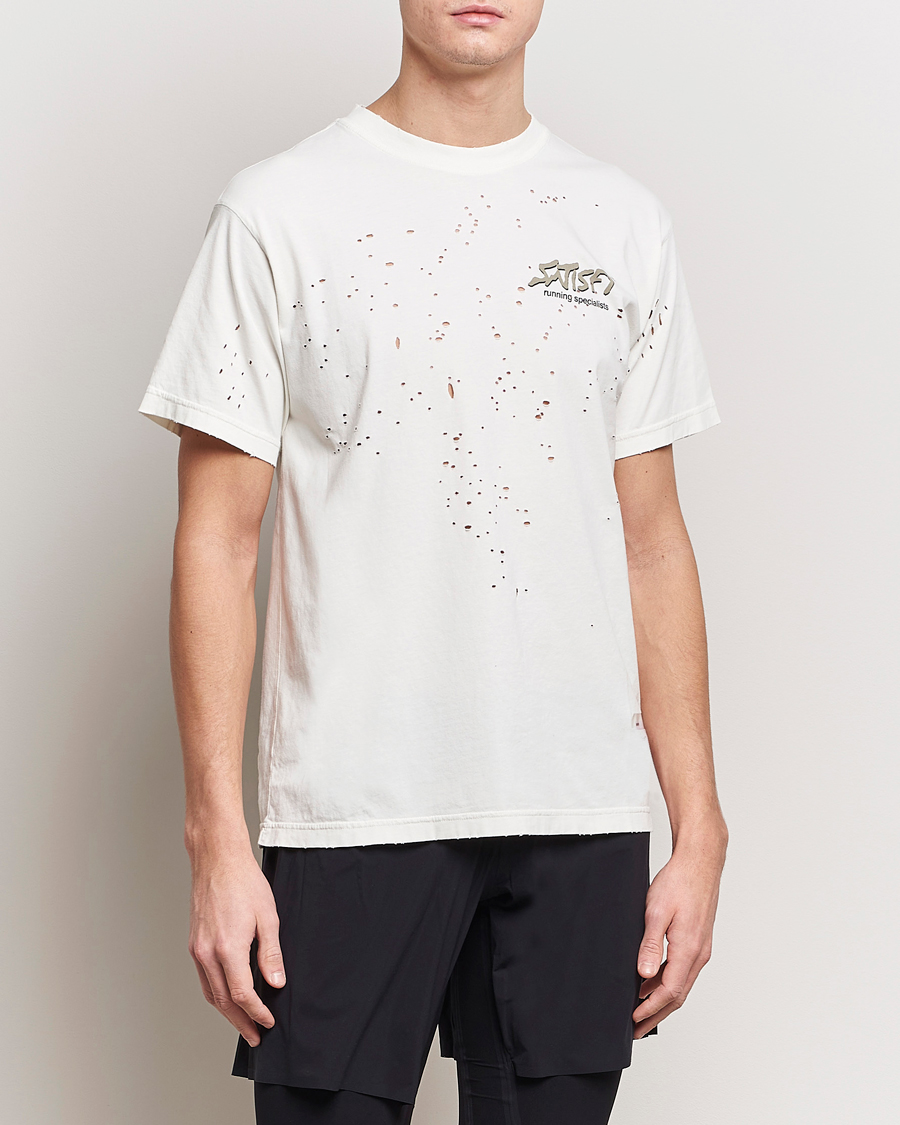 Hombres | Camisetas de manga corta | Satisfy | MothTech T-Shirt Off White
