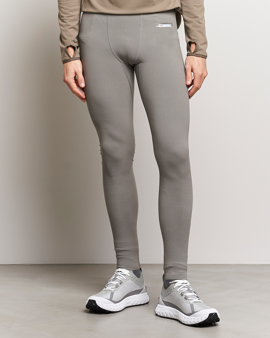 Hombres | Pantalones | Satisfy | CoffeeThermal Tights Dark Natural