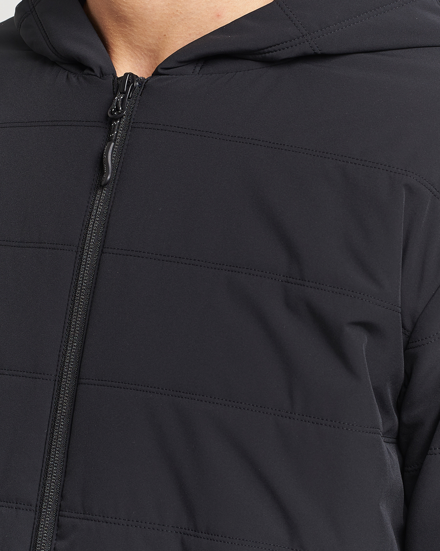 Hombres | Abrigos y chaquetas | Snow Peak | Flexible Insulated Zip Hoodie Black