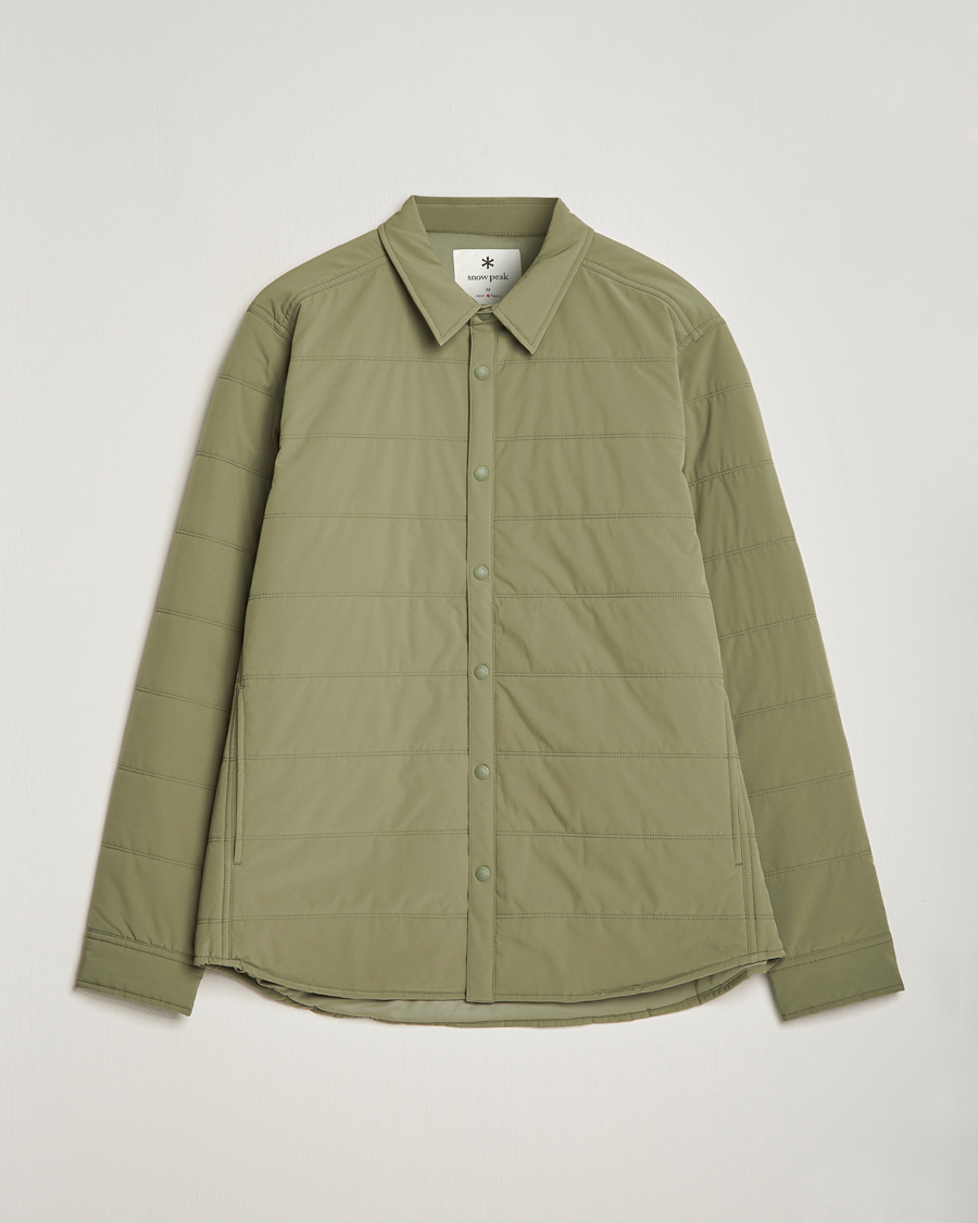 Hombres | Abrigos y chaquetas | Snow Peak | Flexible Insulated Shirt Olive