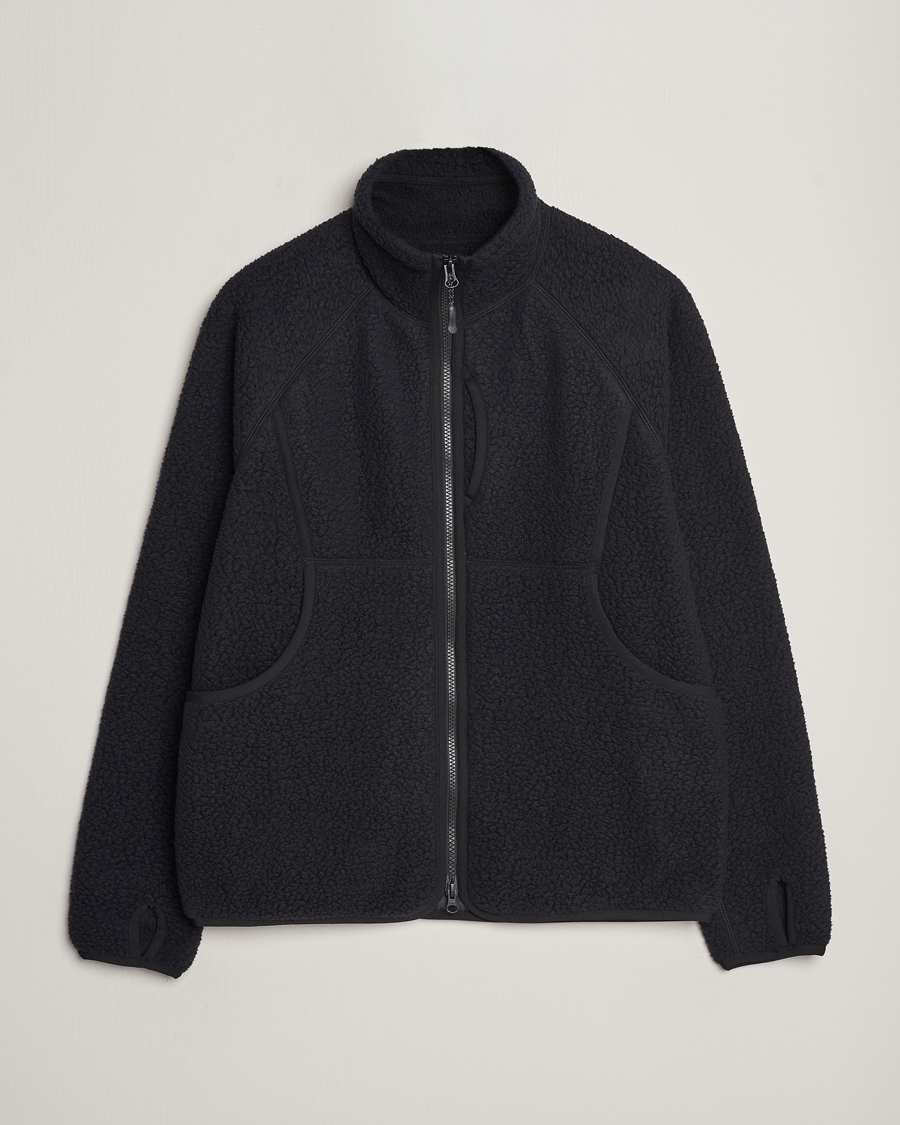 Hombres | Jerséis y prendas de punto | Snow Peak | Thermal Boa Fleece Jacket Black