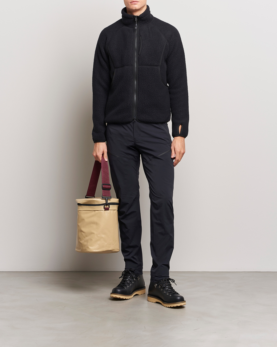 Hombres | Jerséis y prendas de punto | Snow Peak | Thermal Boa Fleece Jacket Black