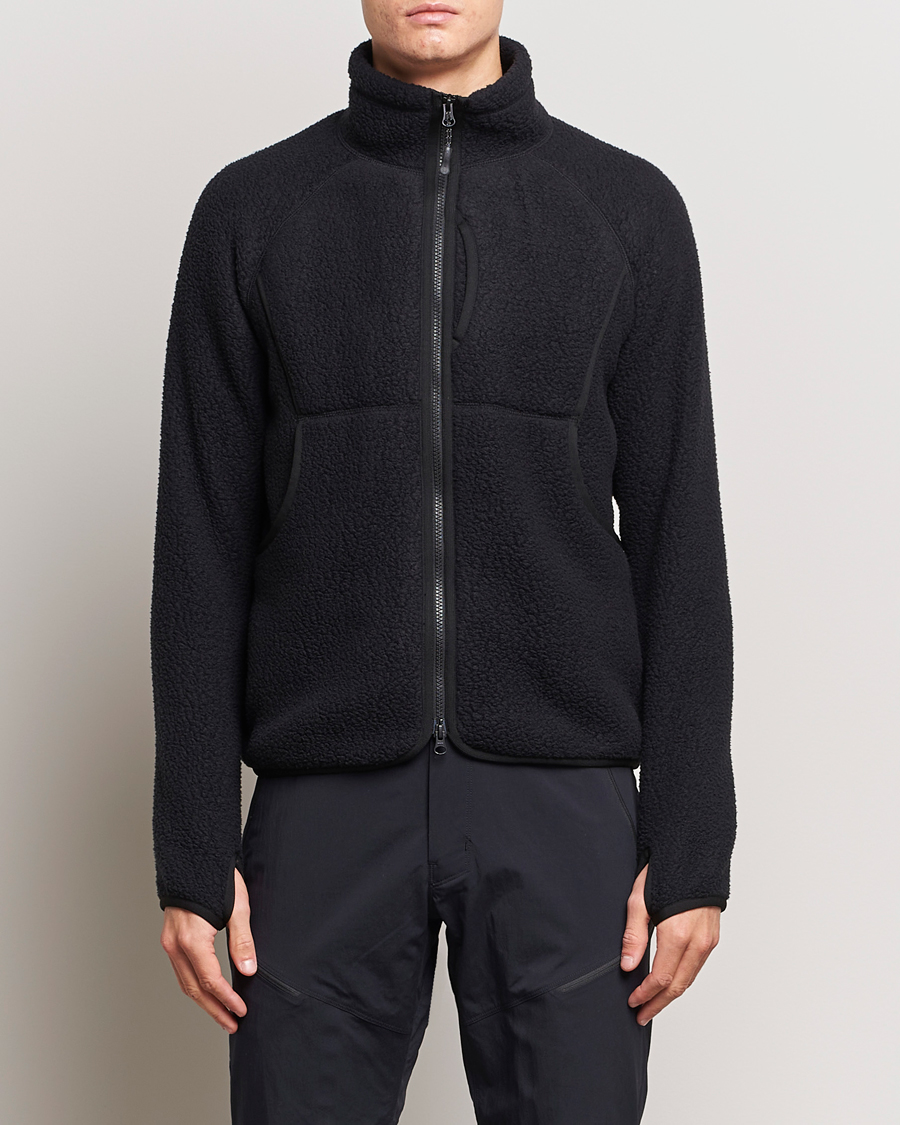 Hombres | Jerséis y prendas de punto | Snow Peak | Thermal Boa Fleece Jacket Black