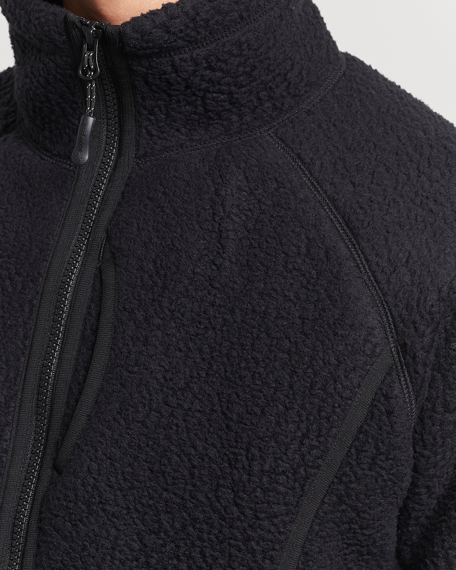 Hombres | Jerséis y prendas de punto | Snow Peak | Thermal Boa Fleece Jacket Black