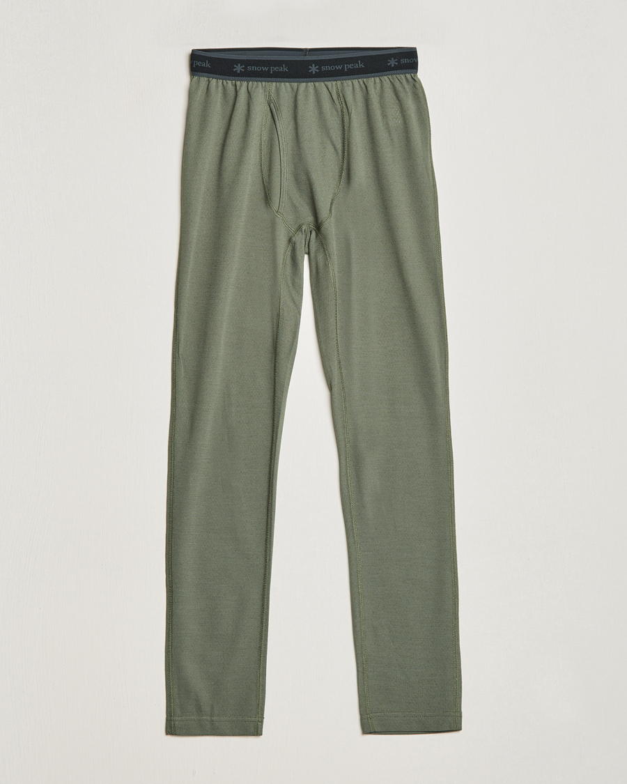 Hombres | Pantalones | Snow Peak | Recycled Polyester/Wool Tights Olive