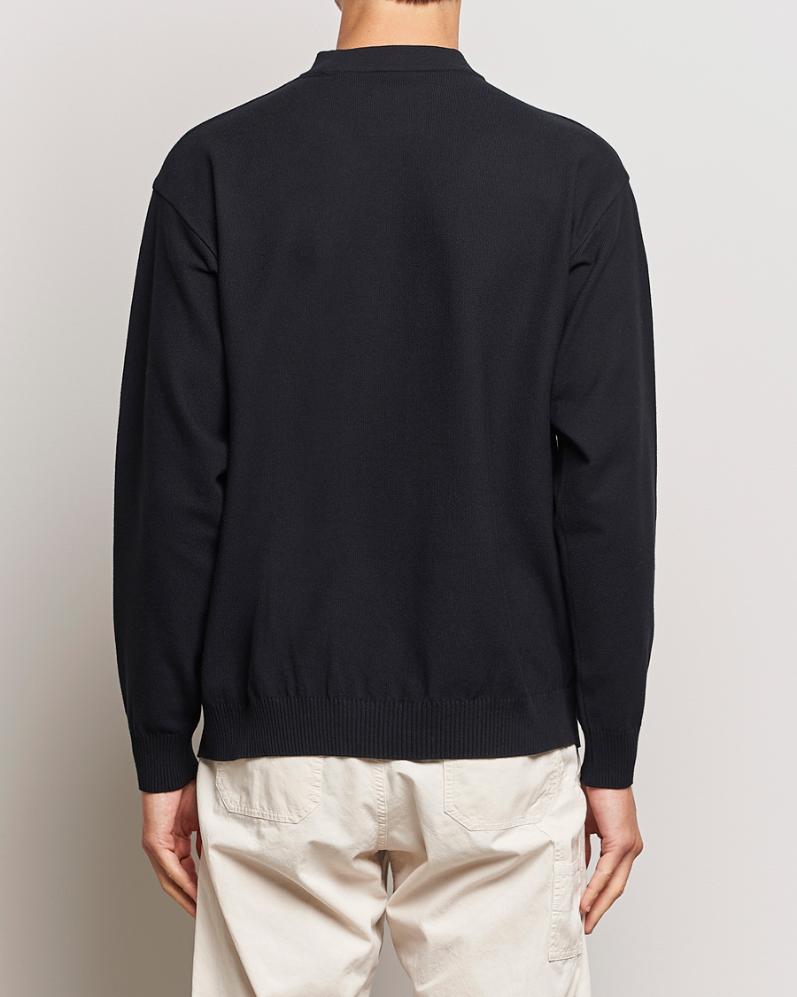 Hombres | Jerséis y prendas de punto | Snow Peak | Cotton Blend Pullover Black