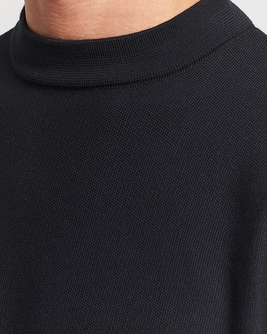 Hombres | Jerséis y prendas de punto | Snow Peak | Cotton Blend Pullover Black