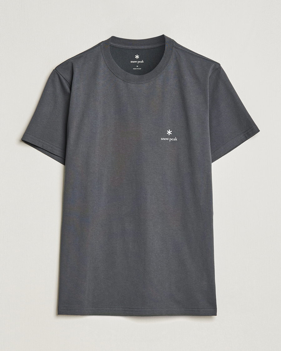 Hombres | Camisetas | Snow Peak | Logo T-Shirt Charcoal