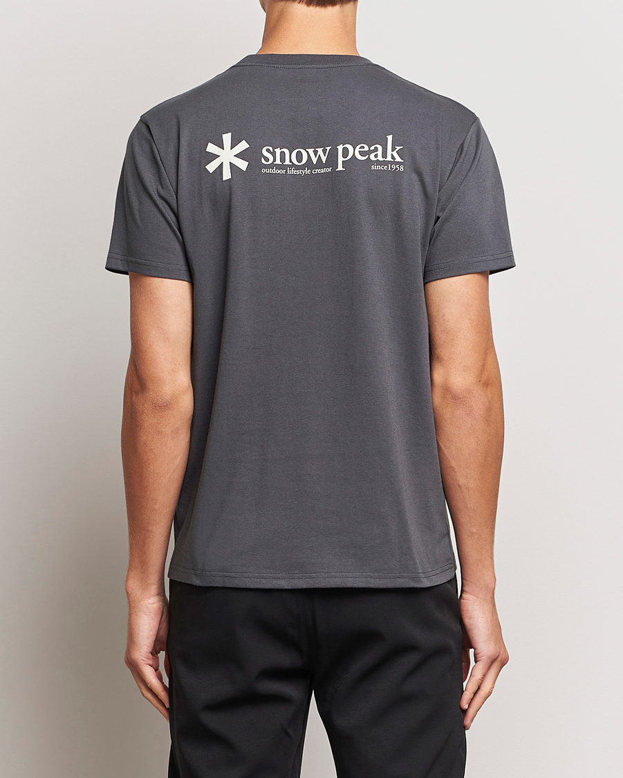 Hombres | Camisetas | Snow Peak | Logo T-Shirt Charcoal