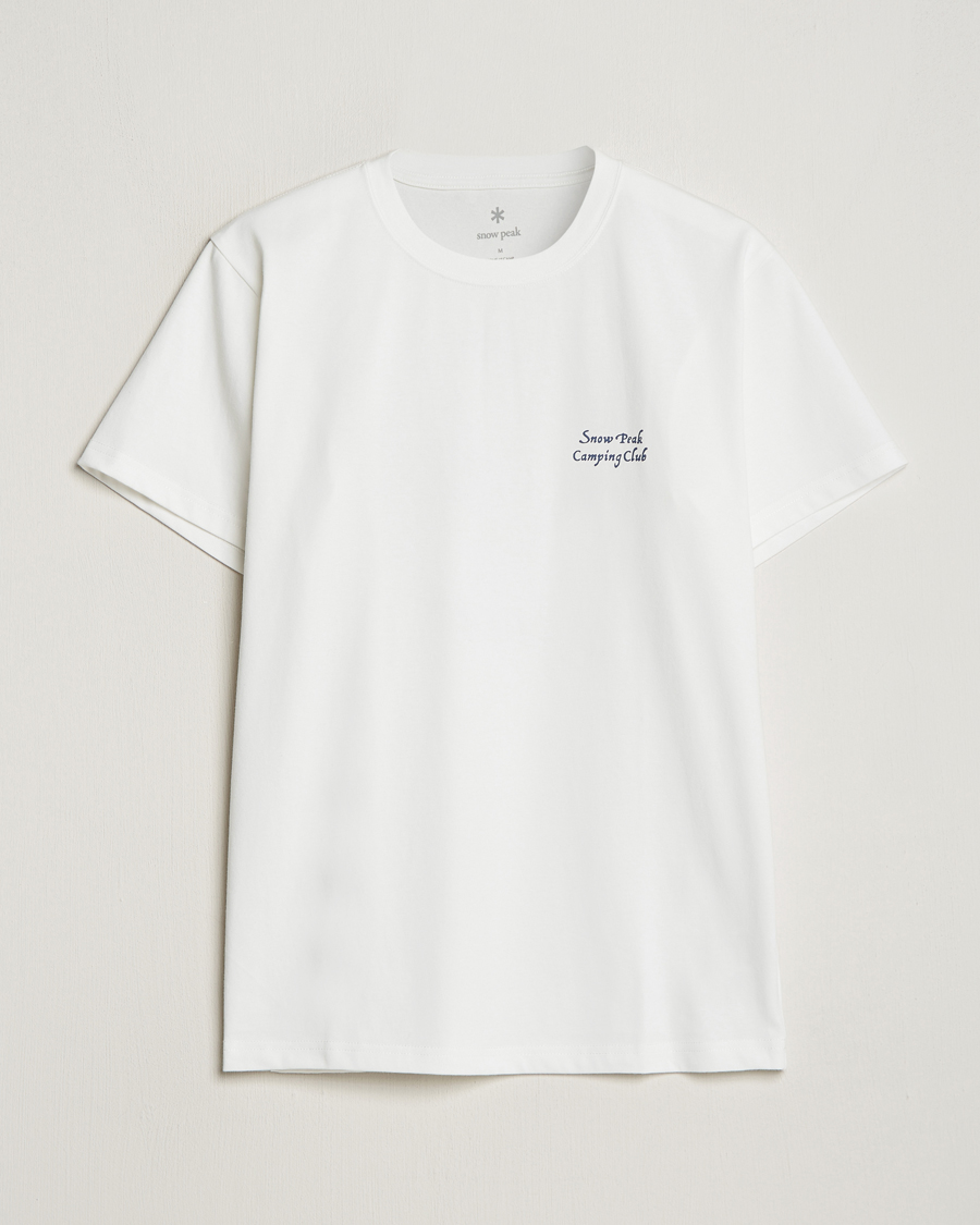 Hombres | Camisetas | Snow Peak | Camping Club T-Shirt White
