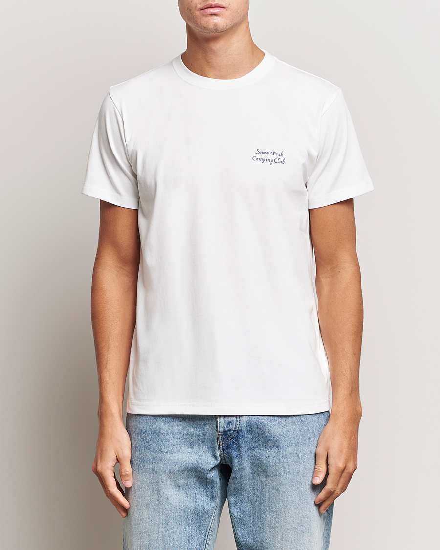 Hombres | Camisetas | Snow Peak | Camping Club T-Shirt White