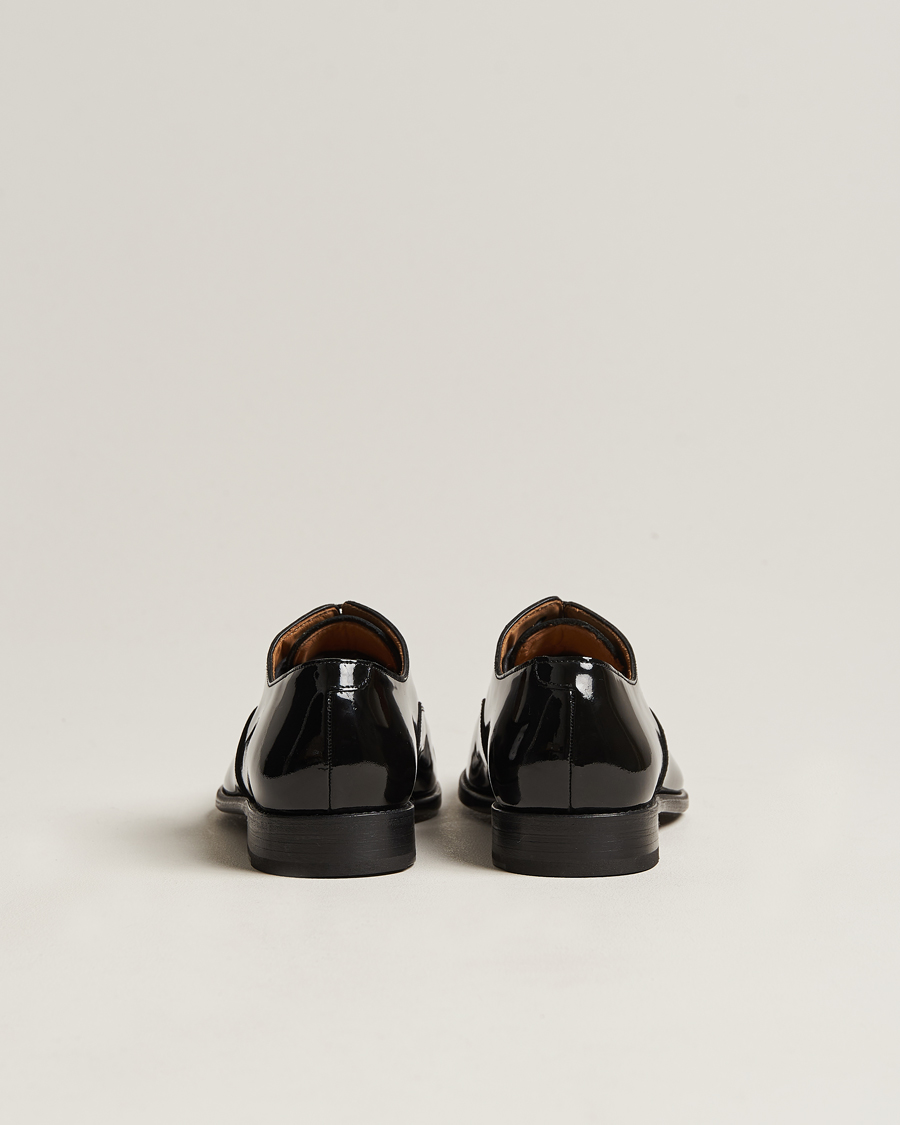 Hombres | Zapatos de charol | Myrqvist | Vinterviken Oxford Black Patent