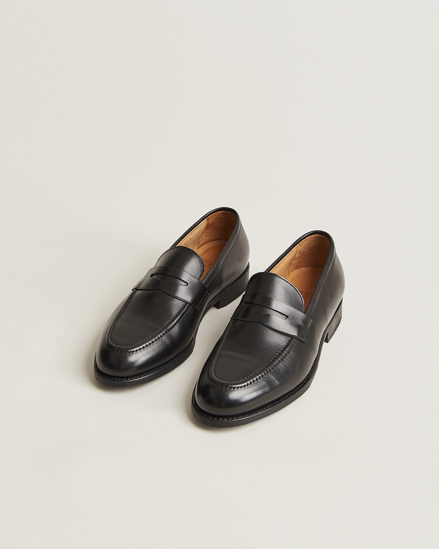 Hombres | Zapatos | Myrqvist | Stenhammar Loafer Black Calf