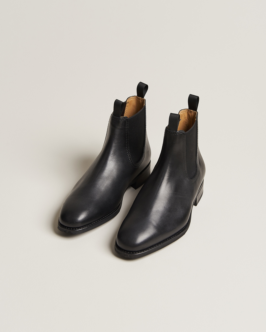 Hombres | Botas | Myrqvist | Granhult Chelsea Boot Black Calf