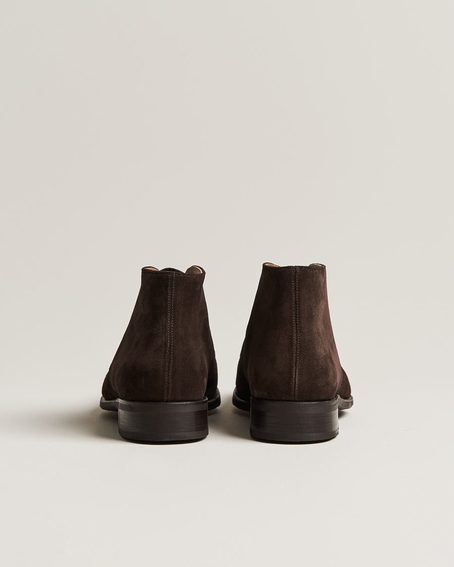 Hombres | Myrqvist Gyllsjö Chukka Boot Dark Brown Suede | Myrqvist | Gyllsjö Chukka Boot Dark Brown Suede