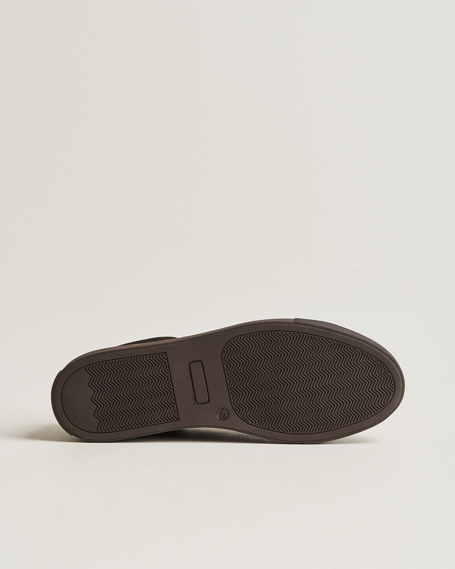 Hombres | Myrqvist Oaxen Monochrome Sneaker Dark Brown Suede | Myrqvist | Oaxen Monochrome Sneaker Dark Brown Suede