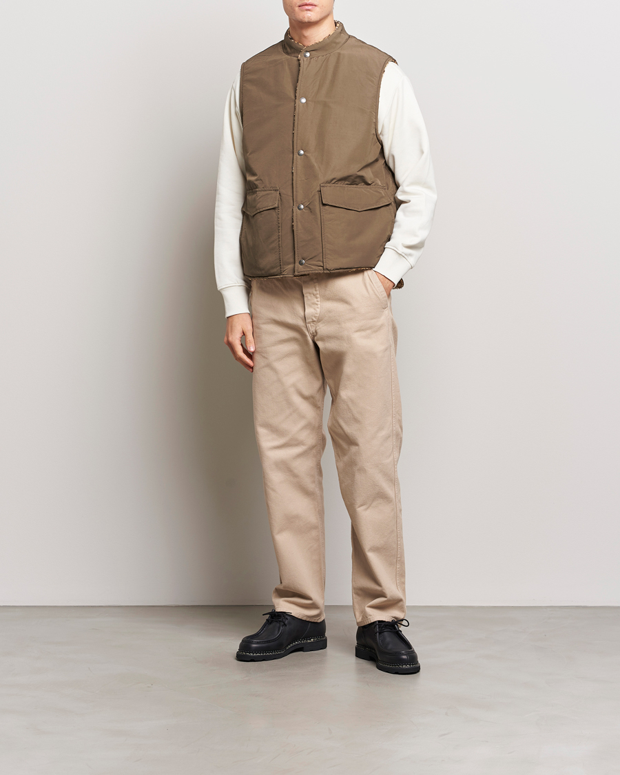 Hombres | Pantalones | orSlow | French Work Pants Beige