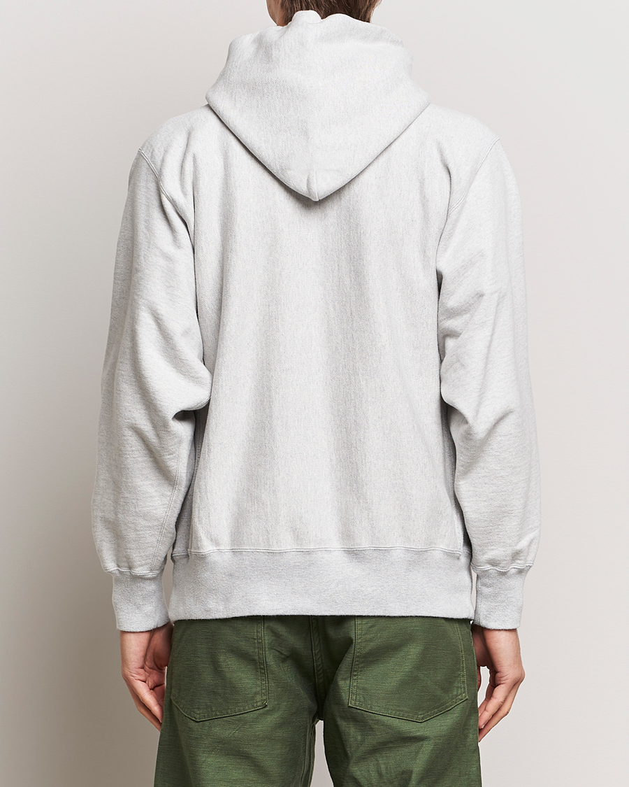 Hombres | Jerséis y prendas de punto | orSlow | Heavy Weight Vintage Hoodie Light Grey