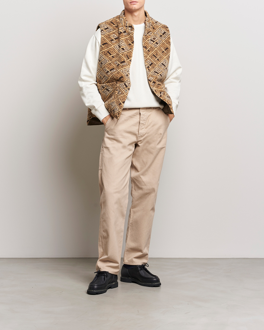 Hombres | Abrigos y chaquetas | orSlow | Reversible Kuba Vest Army Green