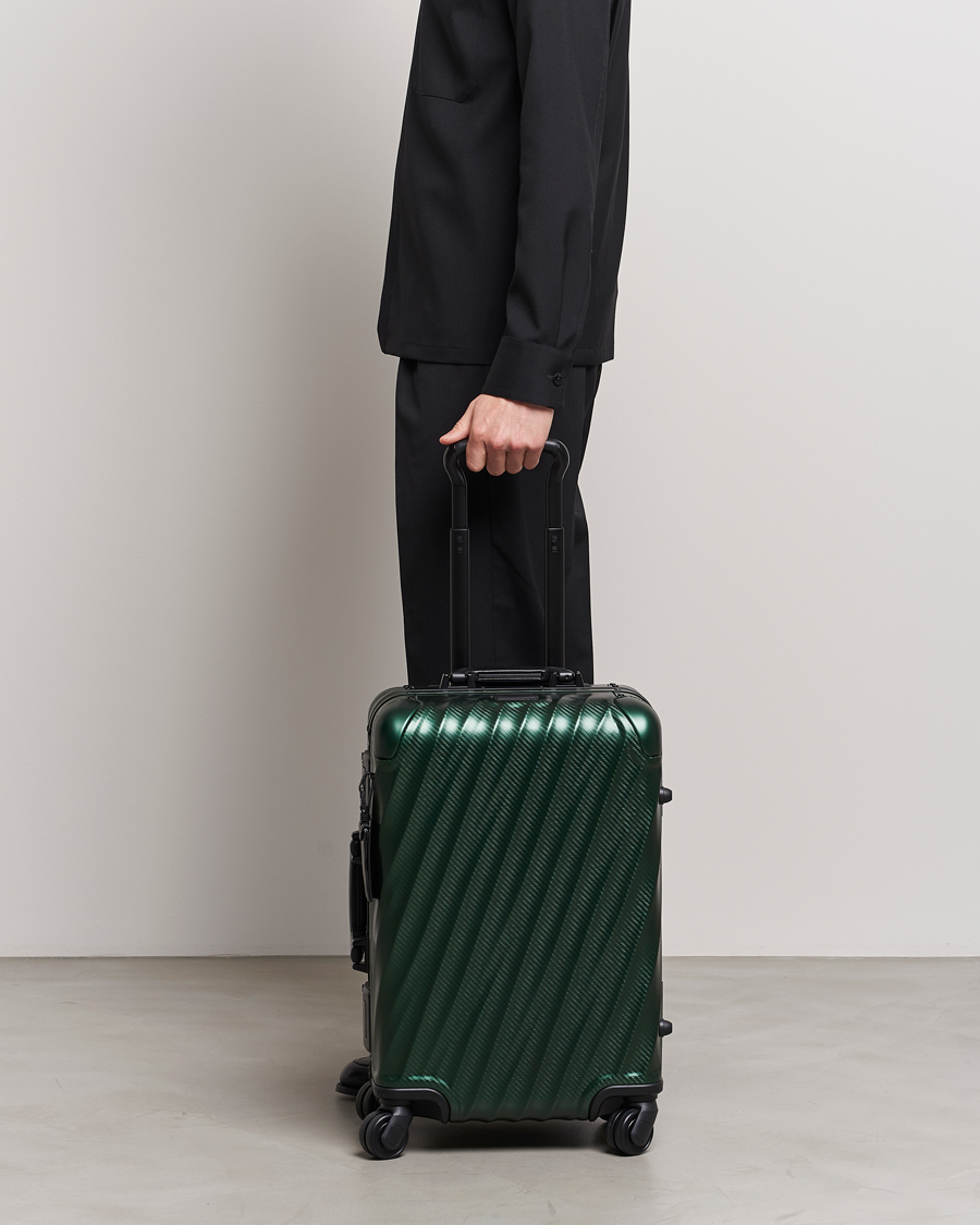 Hombres | Accesorios | TUMI | International Carry-on Aluminum Trolley Texture Green